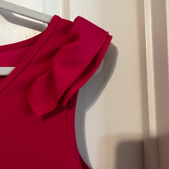 Pink Frilly Strap Tank Top size Small by Bibi - Picture 2 of 3